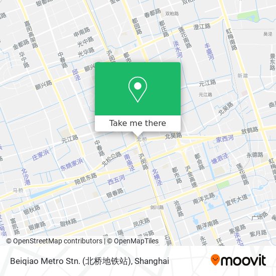 Beiqiao Metro Stn. (北桥地铁站) map