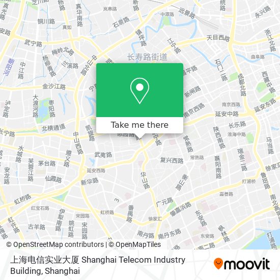 上海电信实业大厦 Shanghai Telecom Industry Building map