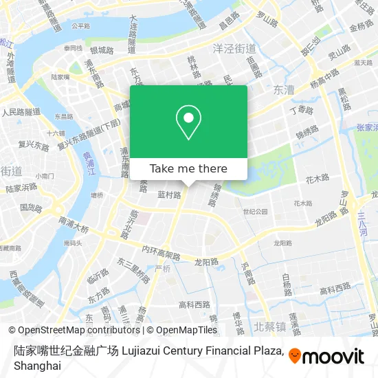 陆家嘴世纪金融广场 Lujiazui Century Financial Plaza map