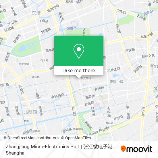 Zhangjiang Micro-Electronics Port | 张江微电子港 map