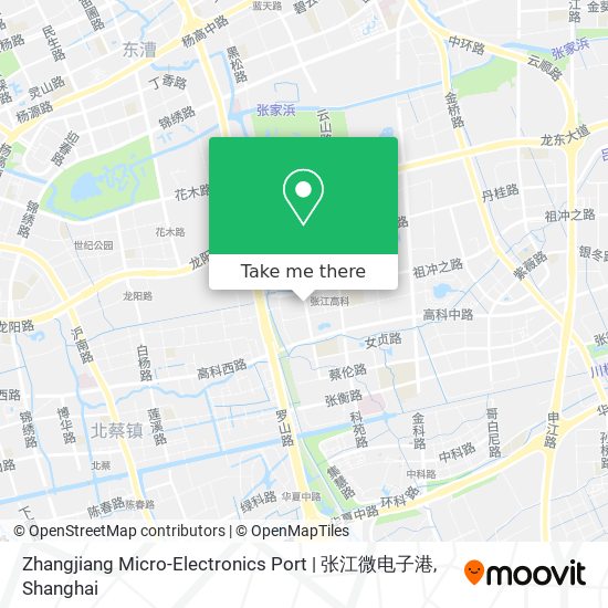 Zhangjiang Micro-Electronics Port | 张江微电子港 map