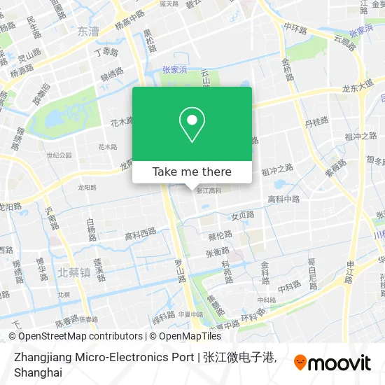 Zhangjiang Micro-Electronics Port | 张江微电子港 map