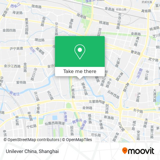 Unilever China map