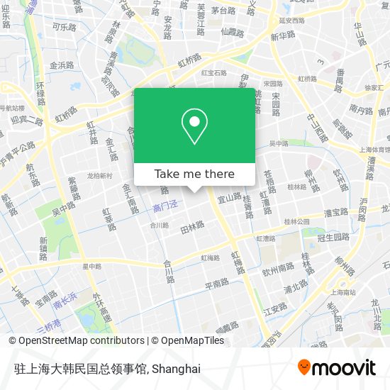 驻上海大韩民国总领事馆 map