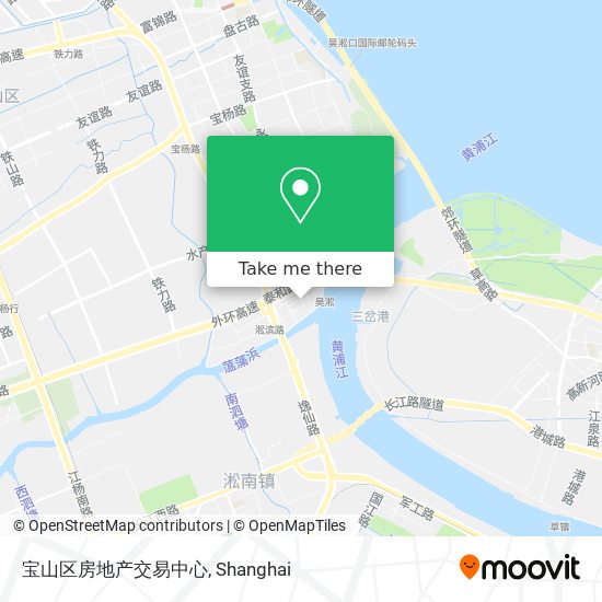 宝山区房地产交易中心 map