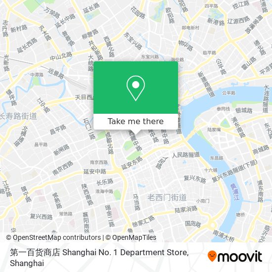 第一百货商店 Shanghai No. 1 Department Store map