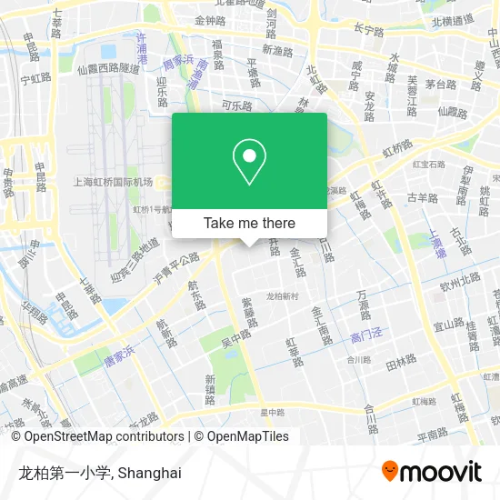 龙柏第一小学 map