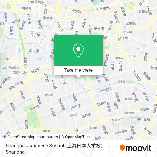 Shanghai Japanese School (上海日本人学校) map