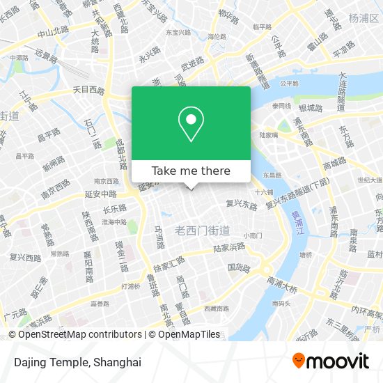 Dajing Temple map