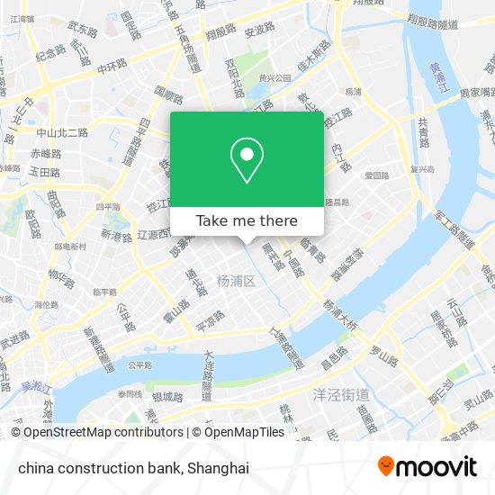 china construction bank map