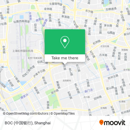 BOC (中国银行) map