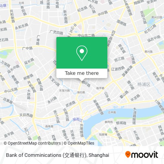 Bank of Comminications (交通银行) map