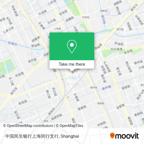 中国民生银行上海闵行支行 map