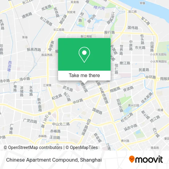 Chinese Apartment Compound map