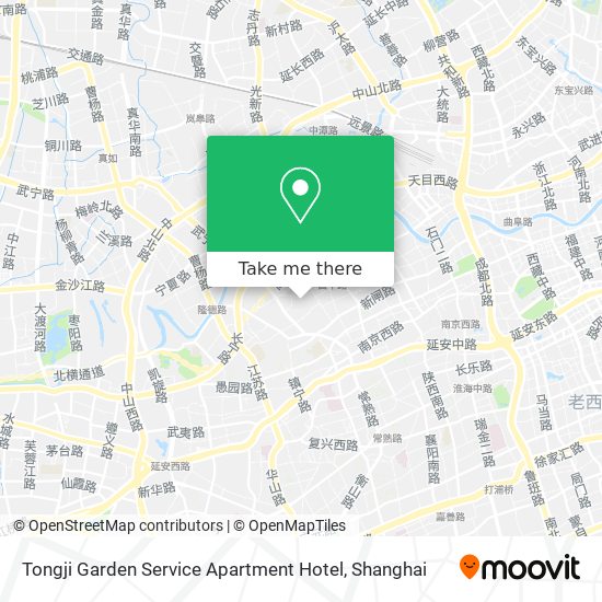 Tongji Garden Service Apartment Hotel map