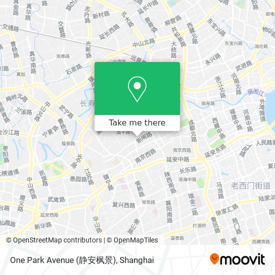 One Park Avenue (静安枫景) map