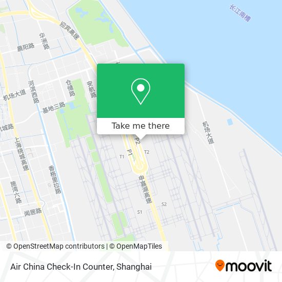 Air China Check-In Counter map
