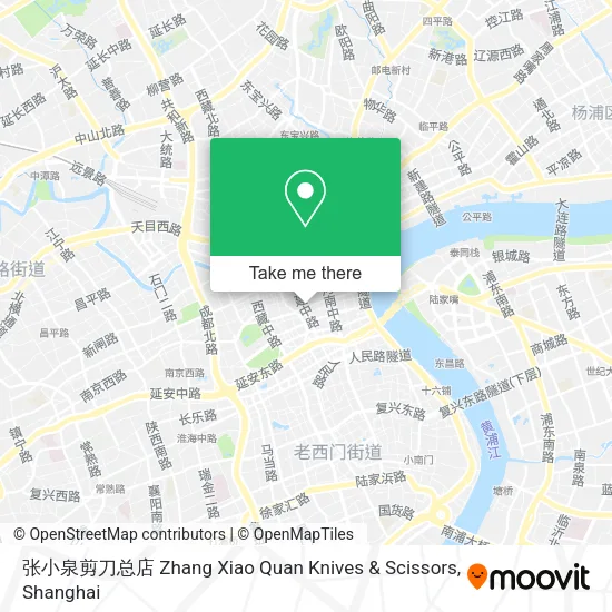 张小泉剪刀总店 Zhang Xiao Quan Knives & Scissors map