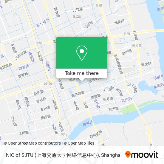 NIC of SJTU (上海交通大学网络信息中心) map