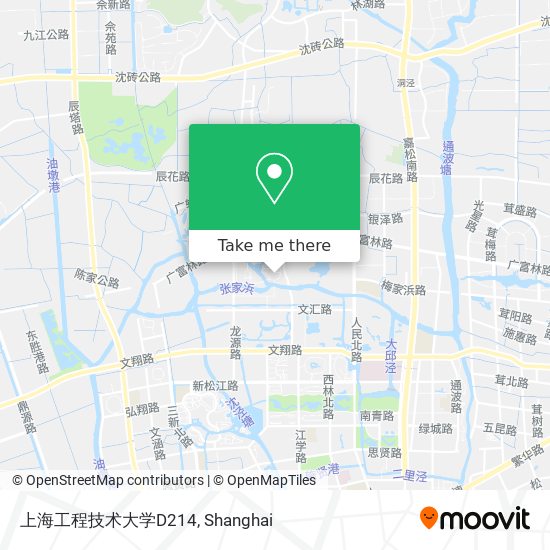 上海工程技术大学D214 map