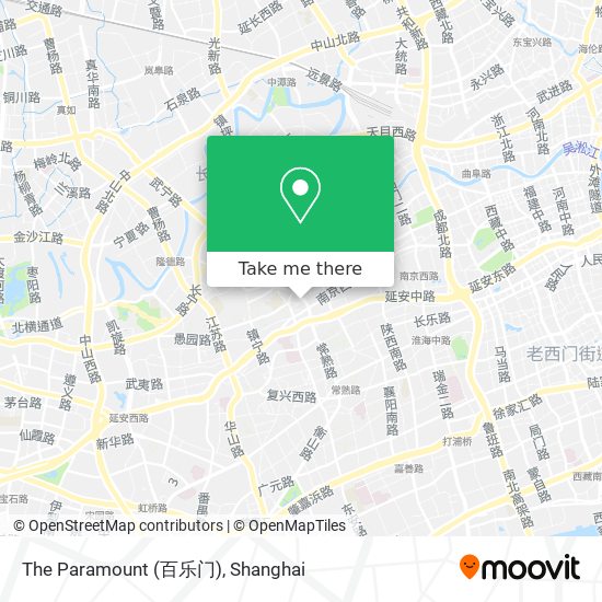 The Paramount (百乐门) map