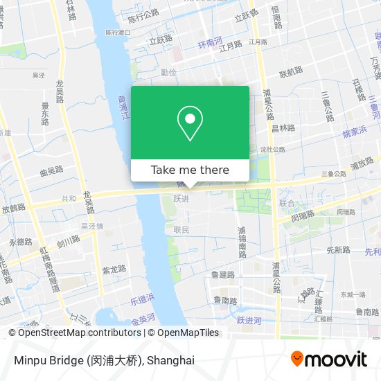 Minpu Bridge (闵浦大桥) map