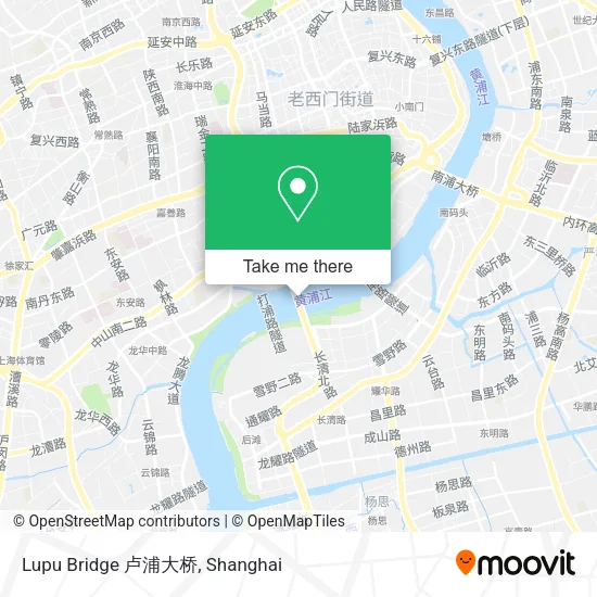 Lupu Bridge 卢浦大桥 map