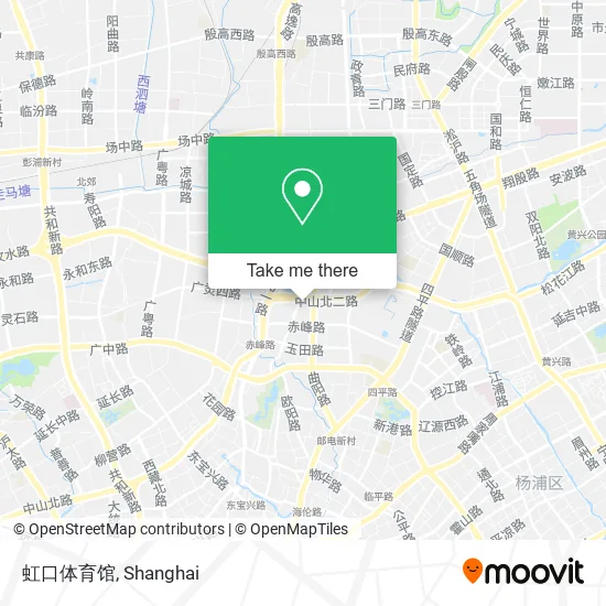 虹口体育馆 map
