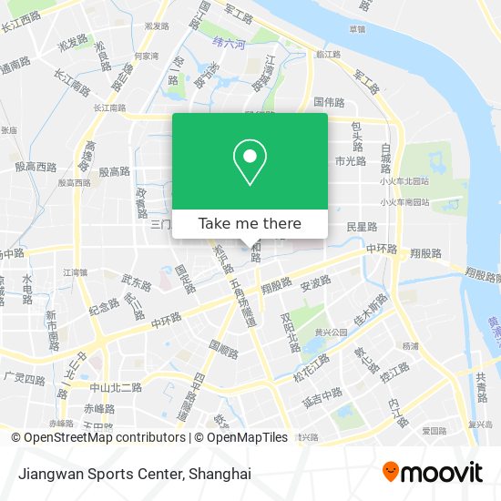 Jiangwan Sports Center map