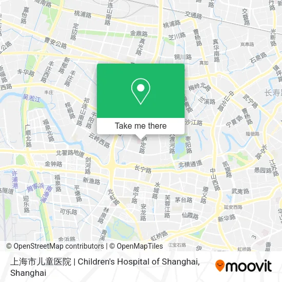 上海市儿童医院 | Children's Hospital of Shanghai map
