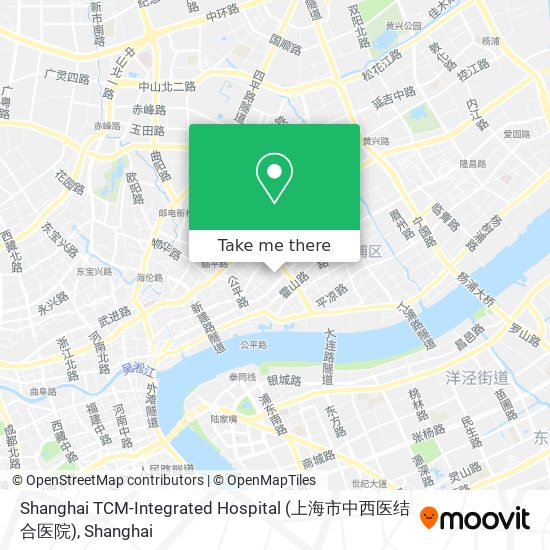 Shanghai TCM-Integrated Hospital (上海市中西医结合医院) map