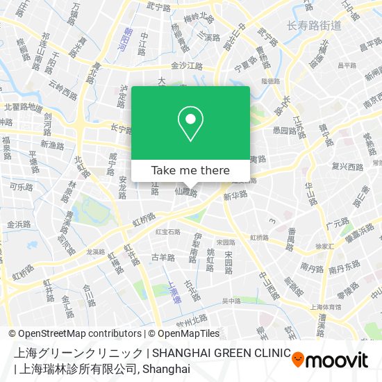上海グリーンクリニック | SHANGHAI GREEN CLINIC | 上海瑞林診所有限公司 map