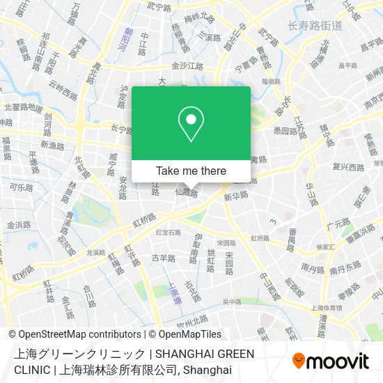上海グリーンクリニック | SHANGHAI GREEN CLINIC | 上海瑞林診所有限公司 map