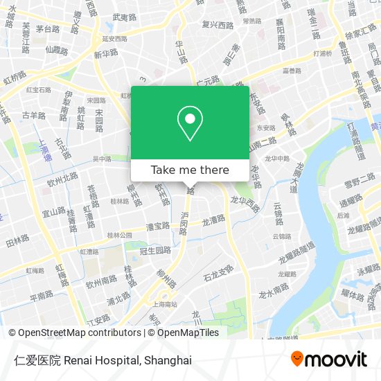 仁爱医院 Renai Hospital map