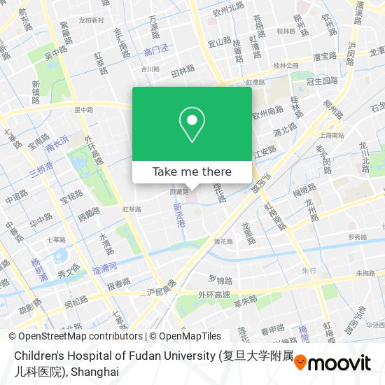Children's Hospital of Fudan University (复旦大学附属儿科医院) map