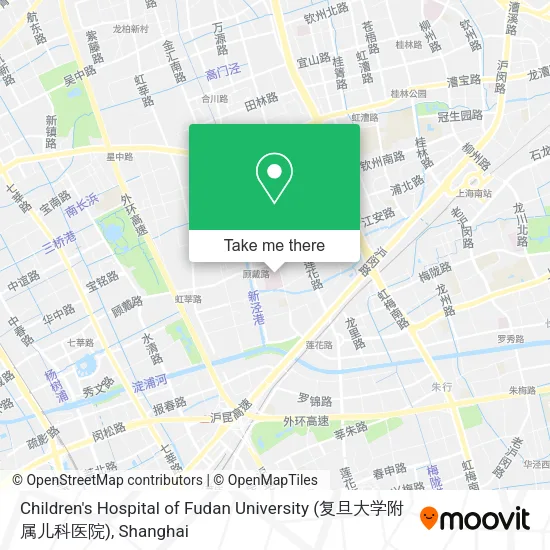 Children's Hospital of Fudan University (复旦大学附属儿科医院) map