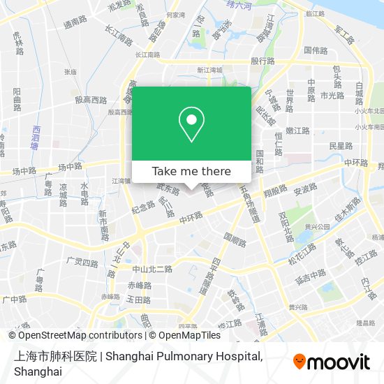 上海市肺科医院 | Shanghai Pulmonary Hospital map