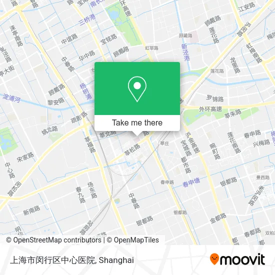 上海市闵行区中心医院 map