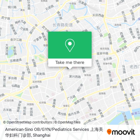 American-Sino OB / GYN / Pediatrics Services 上海美华妇科门诊部 map