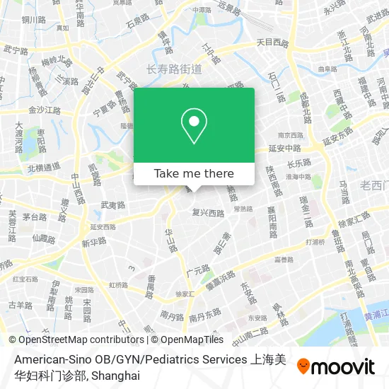 American-Sino OB / GYN / Pediatrics Services 上海美华妇科门诊部 map