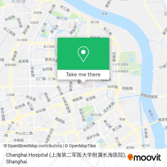 Changhai Hospital (上海第二军医大学附属长海医院) map