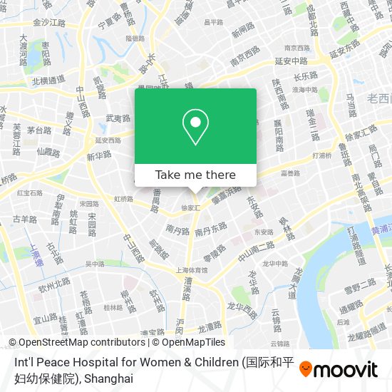 Int'l Peace Hospital for Women & Children (国际和平妇幼保健院) map