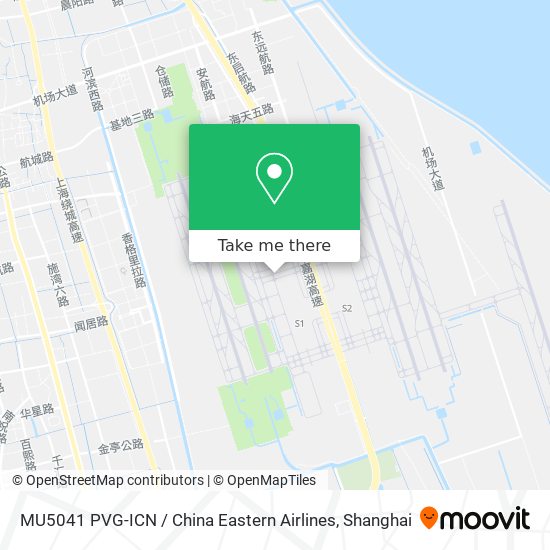 MU5041 PVG-ICN / China Eastern Airlines map