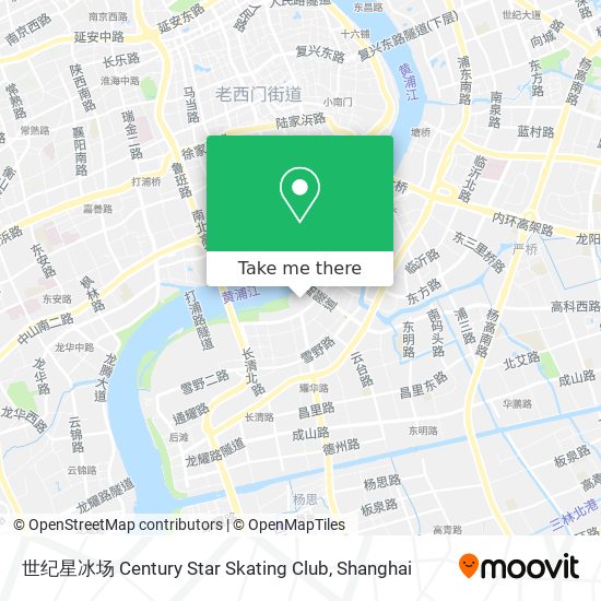 世纪星冰场 Century Star Skating Club map