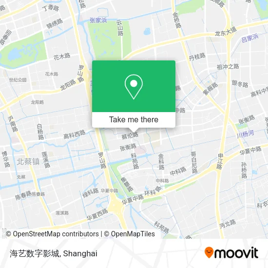 海艺数字影城 map