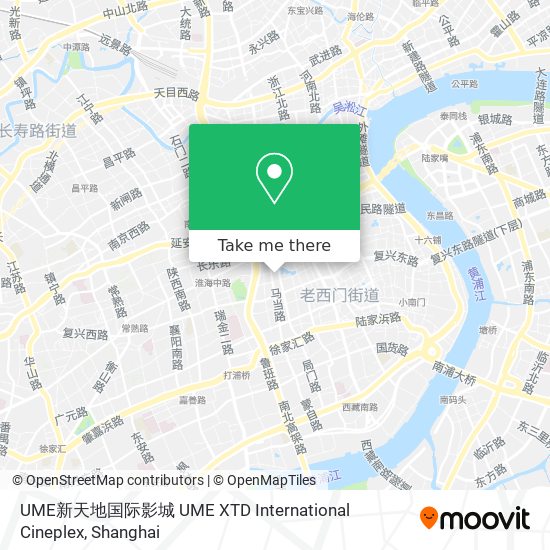 UME新天地国际影城 UME XTD International Cineplex map