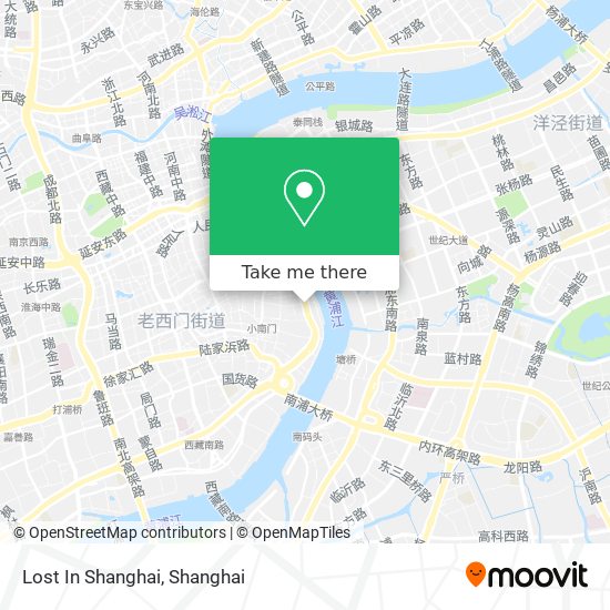 Lost In Shanghai map