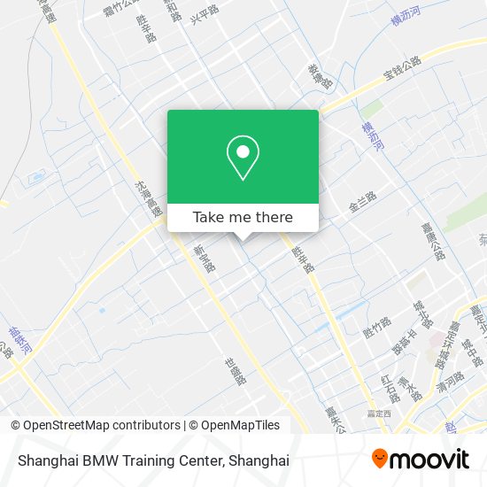Shanghai BMW Training Center map