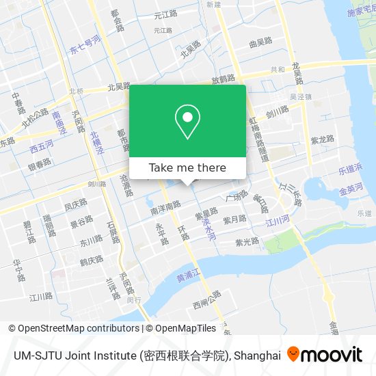 UM-SJTU Joint Institute (密西根联合学院) map