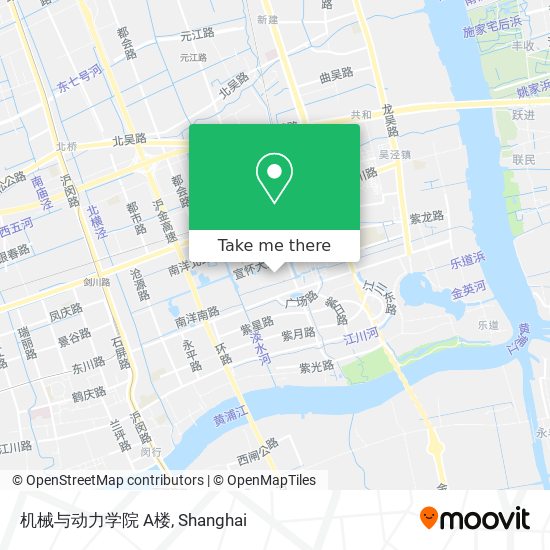 机械与动力学院 A楼 map